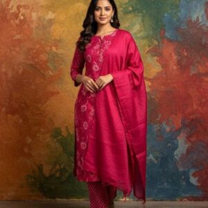 3 Piece suits  Fabric-vertical fabric, 60 60  kurti Length -46-47 pant-38 Dupatta -2.10 miter