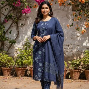 3 Piece suits  Fabric-vertical fabric, 60 60  kurti Length -46-47 pant-38 Dupatta -2.10 miter